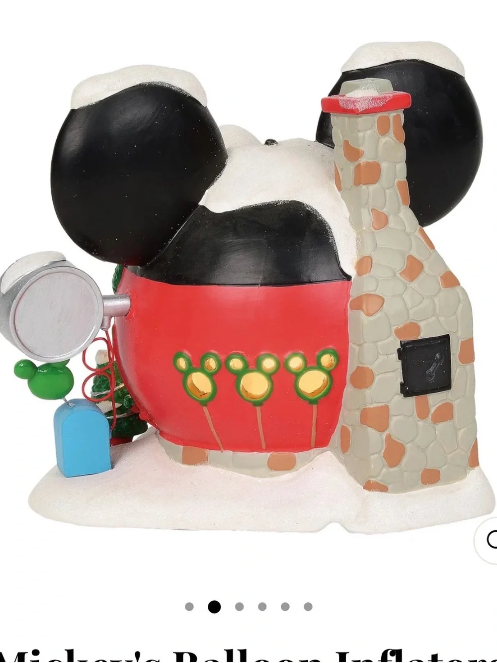 Never unpacked. Mickey's Balloon Shop Inflator - Red Holiday Party Decor